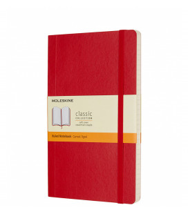 Moleskine Classic Notebooks Ruled Soft Large  Scarlet Red Accessories