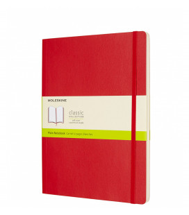 Moleskine Classic Notebooks Plain Soft XL  Scarlet Red Accessories