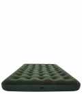 FLOCKED AIR BED (DOUBLE SIZE DARK GREEN COLOR)