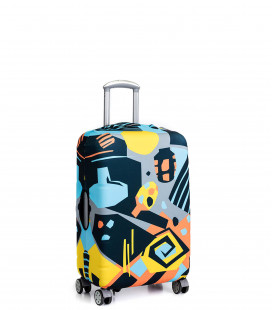 Wanderskye Reversible Luggage Cover - By the Pool (Small) Accessories