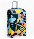 Wanderskye Reversible Luggage Cover - By the Pool (Large) Accessories