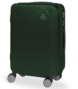 World Traveller PANAMA S (51/20) PALM GREEN Expandable Lightweight TSA lock Luggage