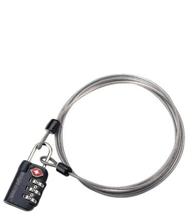 Security-3Dial Tsa Lock Cable Graphite