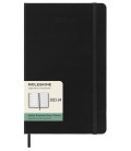 Classic Weekly Planner 2024 (LARGE) Hard 18-Month — Black [Notebook and Pads]