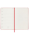Classic Weekly Planner 2024 (LARGE) Hard 18-Month — Red [Notebook and Pads]