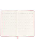 Classic Weekly Planner 2024 (LARGE) Hard 18-Month — Red [Notebook and Pads]