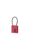 Magnified 3-Dial TSA Cable Lock – Fuschia Pink