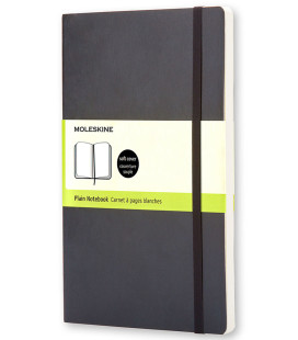 Classic Notebook (LARGE) Plain Soft — Black