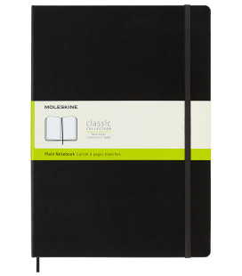 Classic Notebook (A4) Plain Hard — Black