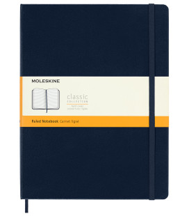 Classic Notebook (XL) Ruled Hard — Sapphire Blue