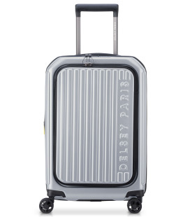 Securitime Zip Front Opening Silver 55cm (Small) Luggage