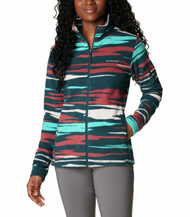 Women's Fast Trek Printed Fleece Jacket