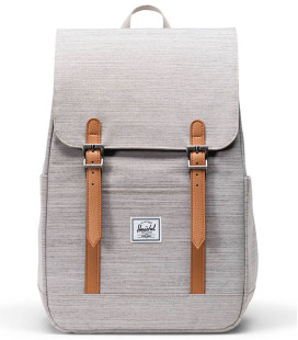 Herschel Retreat Small Light Grey Crosshatch Backpack
