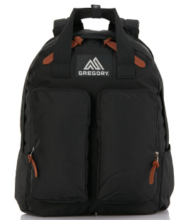 GREGORY TWIN POCKET PACK BACKPACK BLACK US ONE SIZE